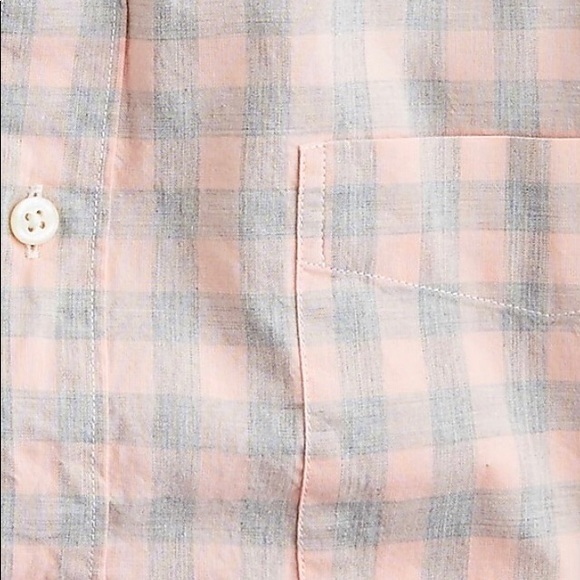 J. Crew Organic Cotton Gingham Shirt - Picture 6 of 7